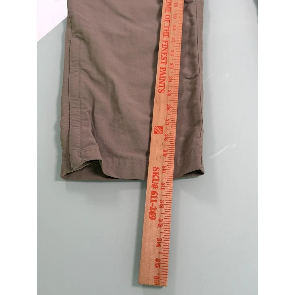 The North Face Convertable Cargo Pants Mens‎ M Khaki Straight Leg DadCore